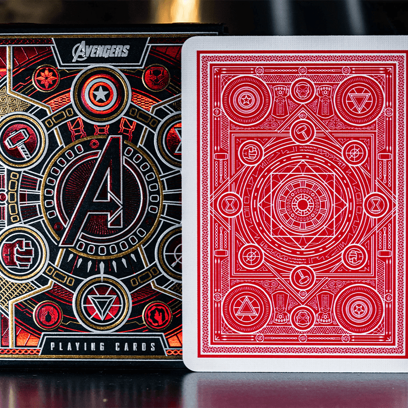 Official Theory 11 Avengers Playing Cards (Red Edition)