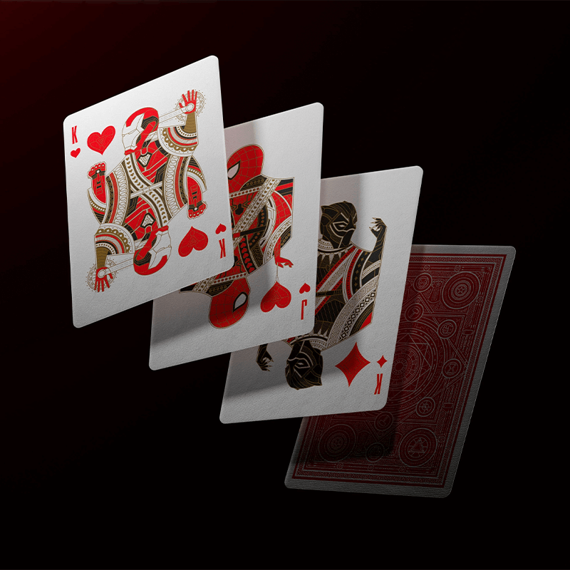 Official Theory 11 Avengers Playing Cards (Red Edition)