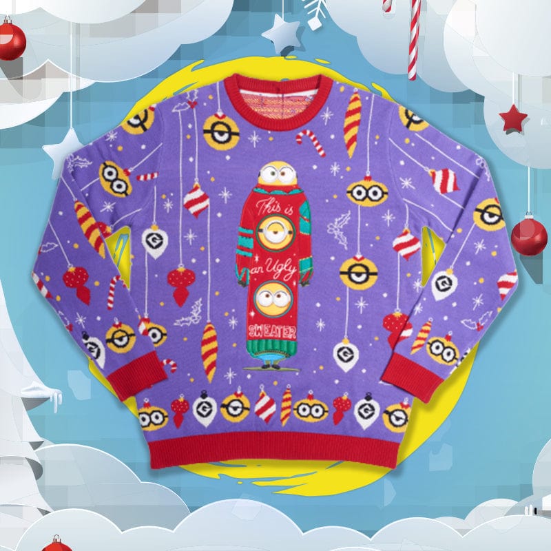 Official Minions Christmas Jumper / Ugly Sweater