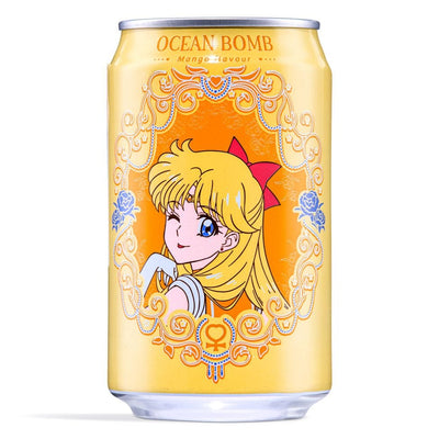 Sailor Moon - Ocean Bomb Mango Flavoured Sparkling Water - (Japan Import) 330ml