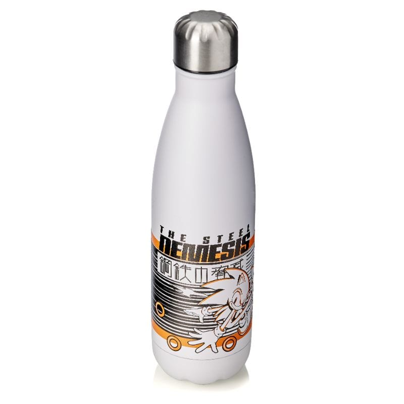 Official Sonic the Hedgehog Shonen White Bowling Pin Style Water Bottle