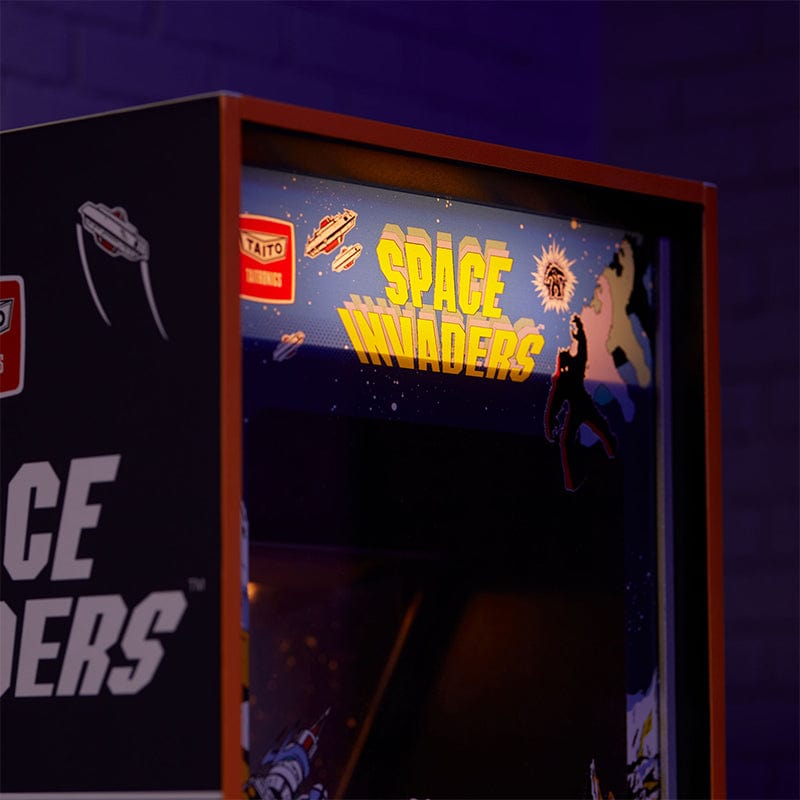 Official Space Invaders Quarter Size Arcade Cabinet + Stool