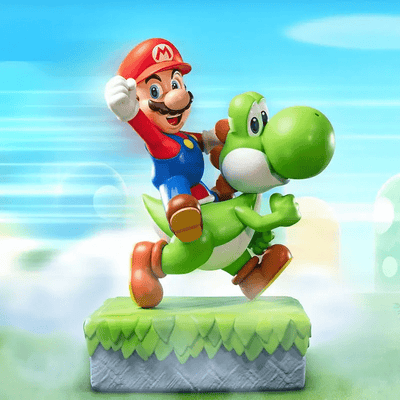 First4Figures - Super Mario (Mario & Yoshi) RESIN Statue