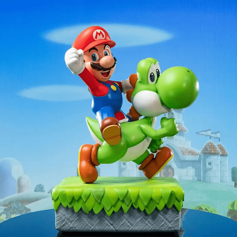 First4Figures - Super Mario (Mario & Yoshi) RESIN Statue