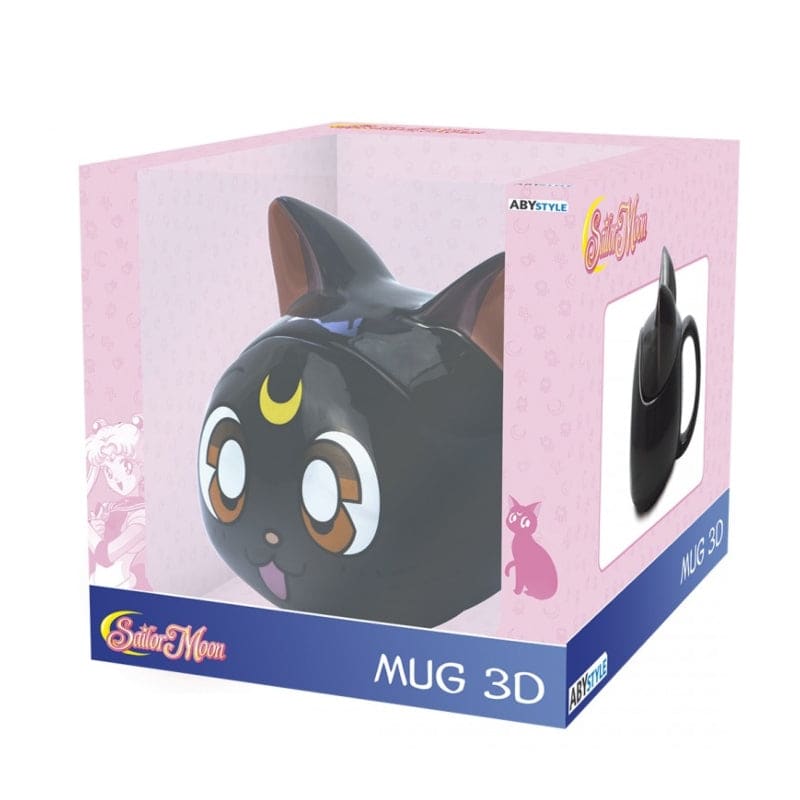 Official Sailor Moon Luna 3D Mug