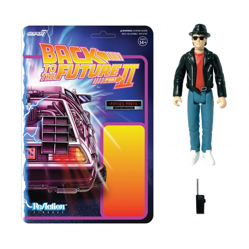 Official Back To The Future Super7 ReAction Figure Wave 2 50s Marty McFly