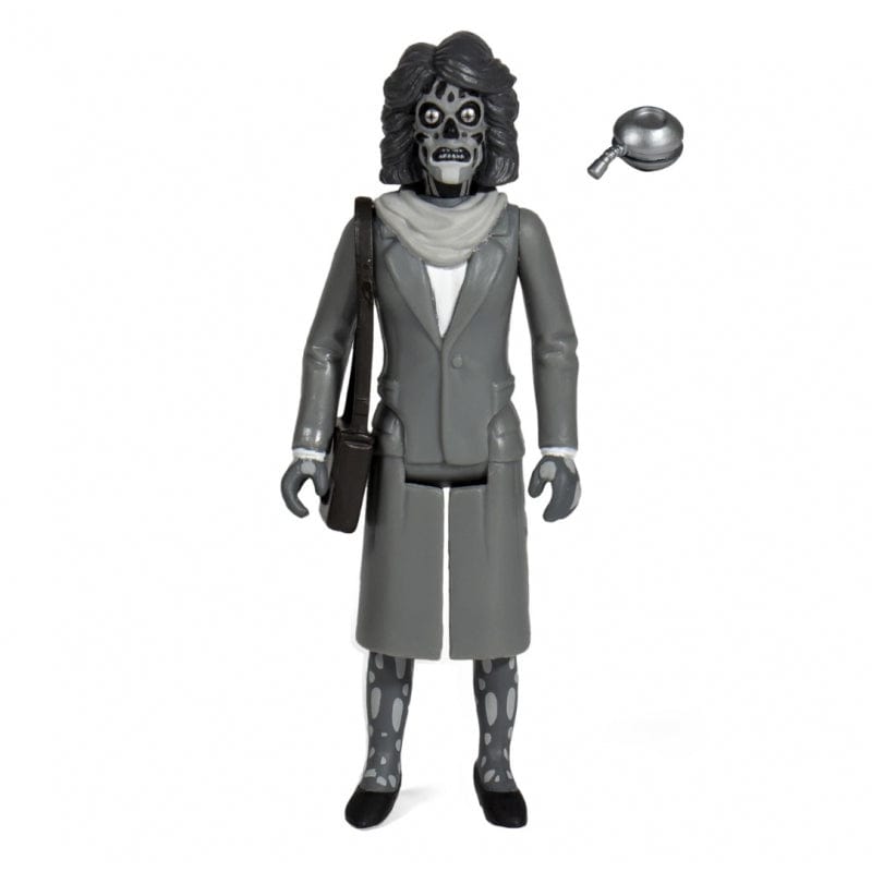 Official They Live Super7 ReAction Figure Female Ghoul Black and White