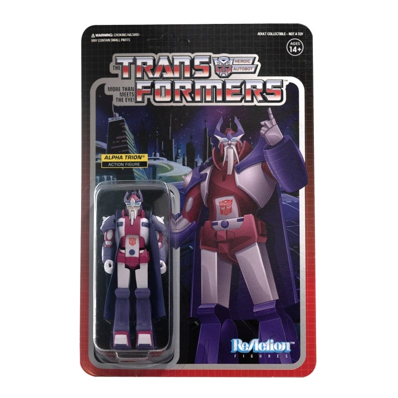 Official Transformers Super7 ReAction Figure Wave 2 Alpha Trion