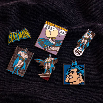 One Size Pin Kings DC Comics Batman Enamel Pin Badge Set 1.2