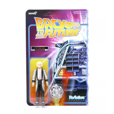 Official Back To The Future 50s Doc Brown Super7 ReAction Figure