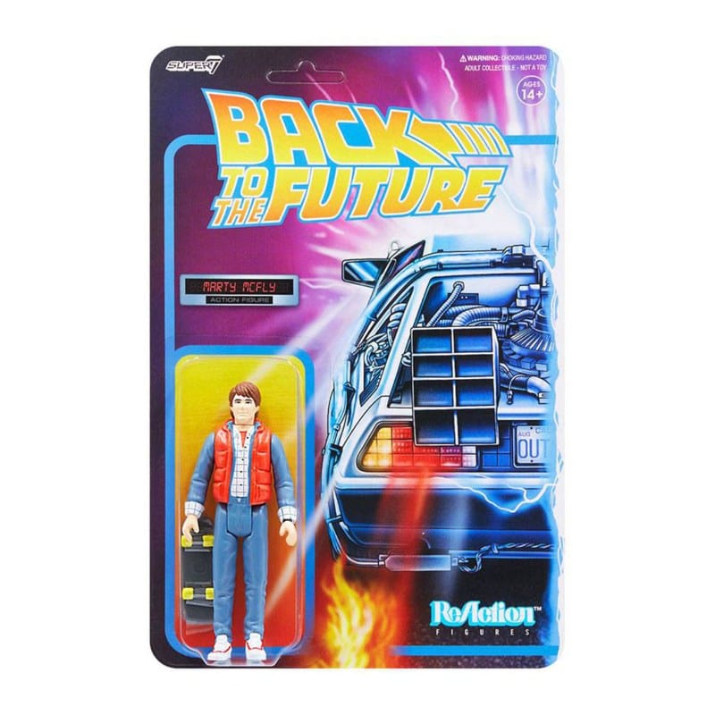 Official Back To The Future 80s Marty Super7 ReAction Figure
