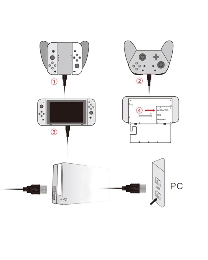 Numskull Nintendo Switch USB C Fast Charge Cable