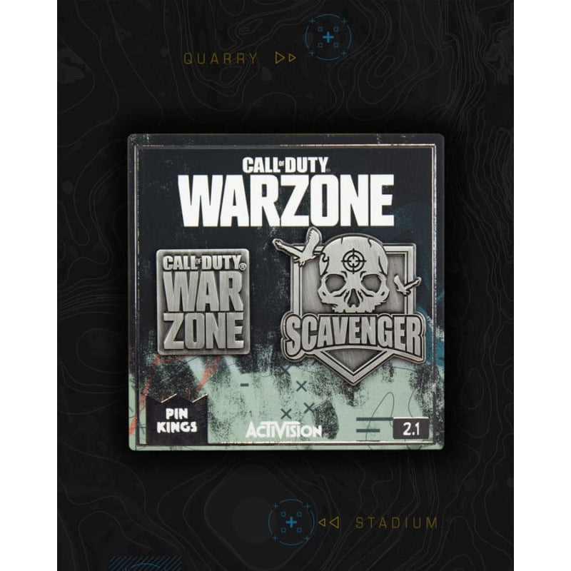 One Size Pin Kings Call of Duty Warzone Enamel Pin Badge Set 2.1
