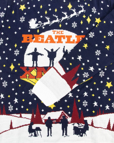 Official The Beatles Christmas Jumper / Ugly Sweater