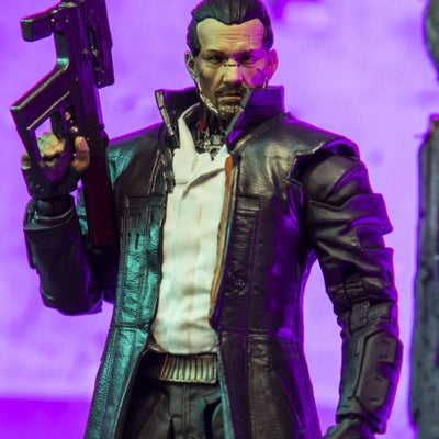 SHOP SOILED Official Cyberpunk 2077 Takemura 18cm (7") Figure