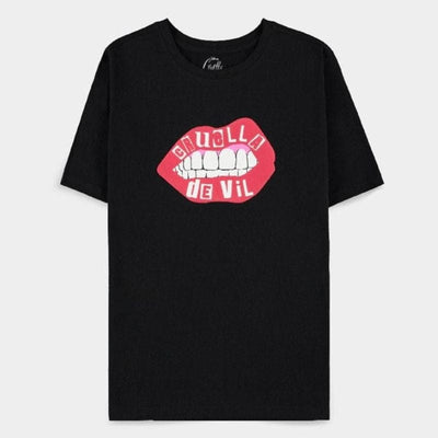 2XL Official Disney Cruella Lips Women's  T-Shirts