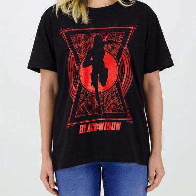 Official Marvel Black Widow World Saviour Women's  T-Shirts