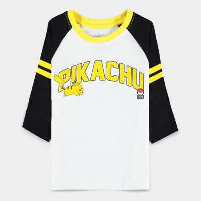 11-12 Years Official Pokemon Running Pikachu Girl's  T-Shirts