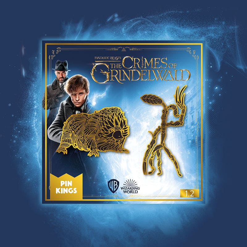 One Size Pin Kings Harry Potter Fantastic Beasts Enamel Pin Badge Set 1.2 – Baby Niffler & Bowtruckle