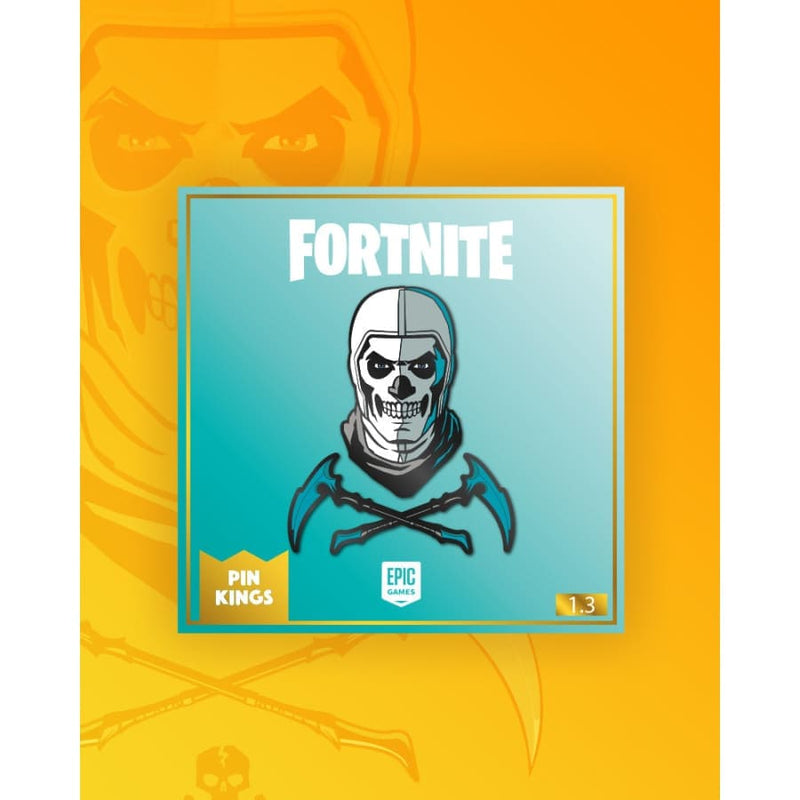 One Size Pin Kings Fortnite Enamel Pin Badge Set 1.3 - Skull Trooper