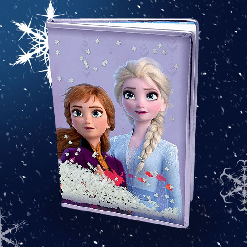 Official Disney Frozen 2 Snow Sparkles A5 Confetti Notebook