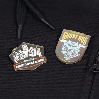 One Size Pin Kings Ghostbusters Enamel Pin Badge Set 2.2 – Quality Marshmallows & Ghost Dog