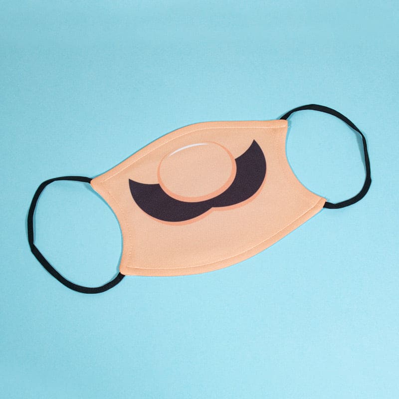 One Size Official Numskull Moustache 1 Face Mask
