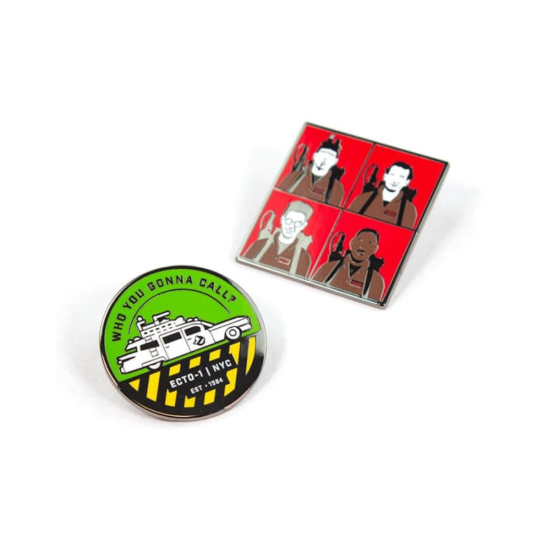 One Size Pin Kings Ghostbusters Enamel Pin Badge Set 1.3 - Who You Gonna Call ? & Characters