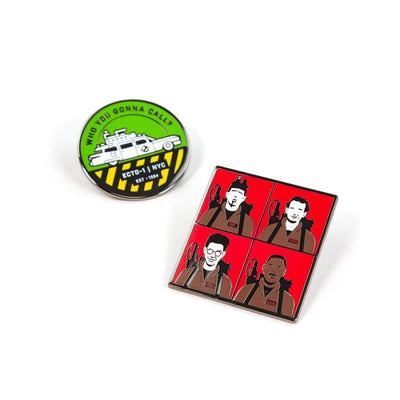 One Size Pin Kings Ghostbusters Enamel Pin Badge Set 1.3 - Who You Gonna Call ? & Characters