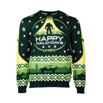 S (UK / EU) / XS (US) Official Halo ‘Happy Halo-Days’ Christmas Jumper / Ugly Sweater