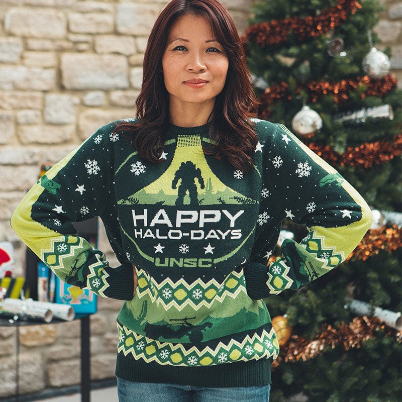 Official Halo ‘Happy Halo-Days’ Christmas Jumper / Ugly Sweater