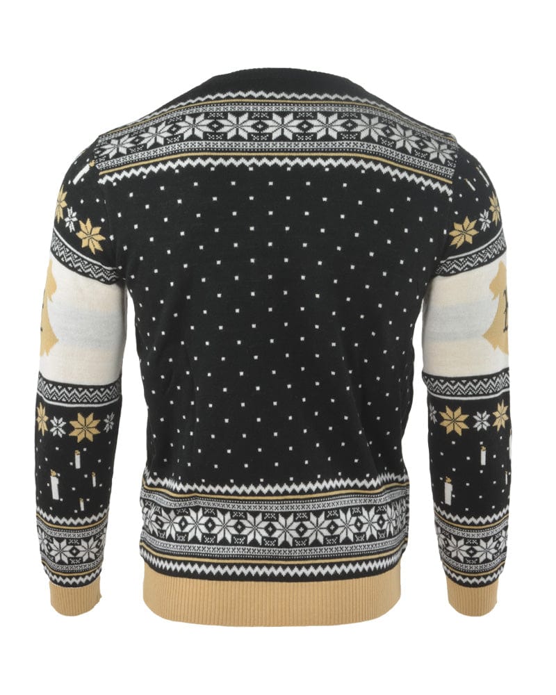 Official Harry Potter Hogwarts Castle Candles LED Christmas Jumper / Ugly Sweater