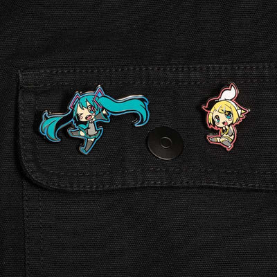 One Size Pin Kings Hatsune Miku Enamel Pin Badge Set 1.4 – Piapro Characters