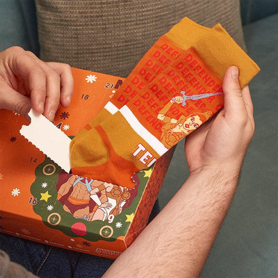 He-Man and the Masters Of The Universe 'Naughty' and ‘Nice’ 12 Days Of Socks Advent Calendar Bundle