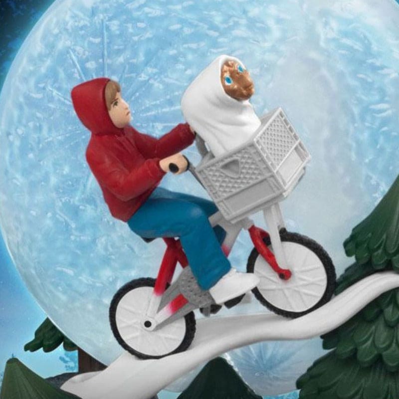 Official E.T. the Extra-Terrestrial D-Stage PVC Diorama Iconic Movie Scene 15 cm