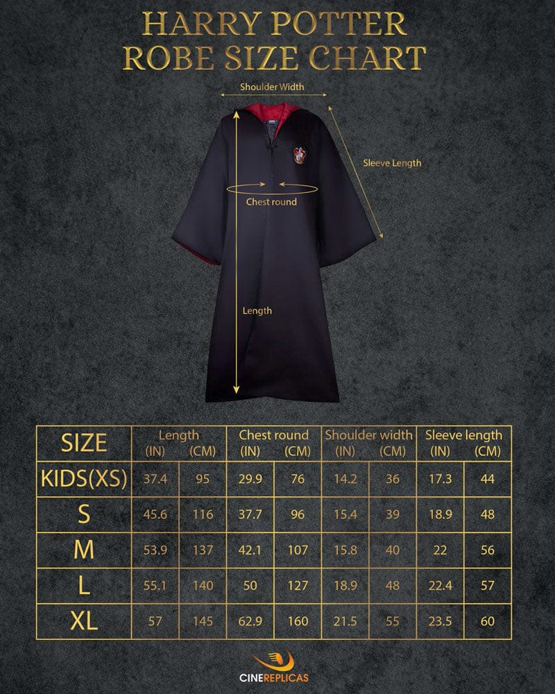 M Official Harry Potter Hufflepuff Wizard Robe / Cloak