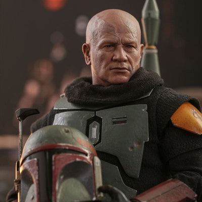 Official Hot Toys Star Wars Boba Fett (Repaint Armour) and Throne 1:6 Scale Figure