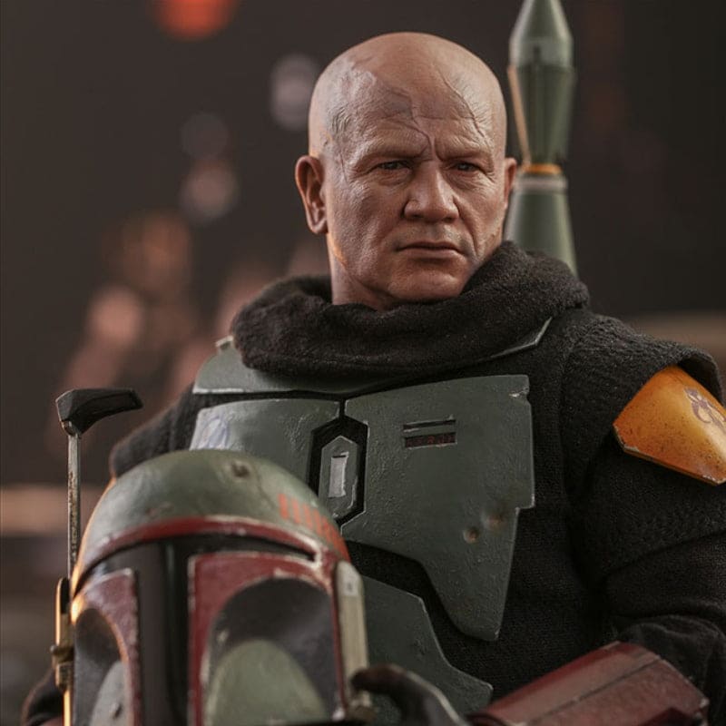 Official Hot Toys Star Wars Boba Fett (Repaint Armour) and Throne 1:6 Scale Figure
