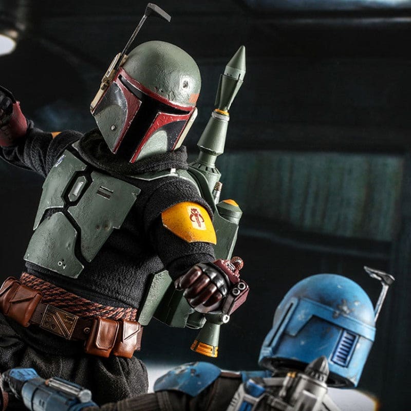 Official Hot Toys Star Wars Boba Fett (Repaint Armour) and Throne 1:6 Scale Figure