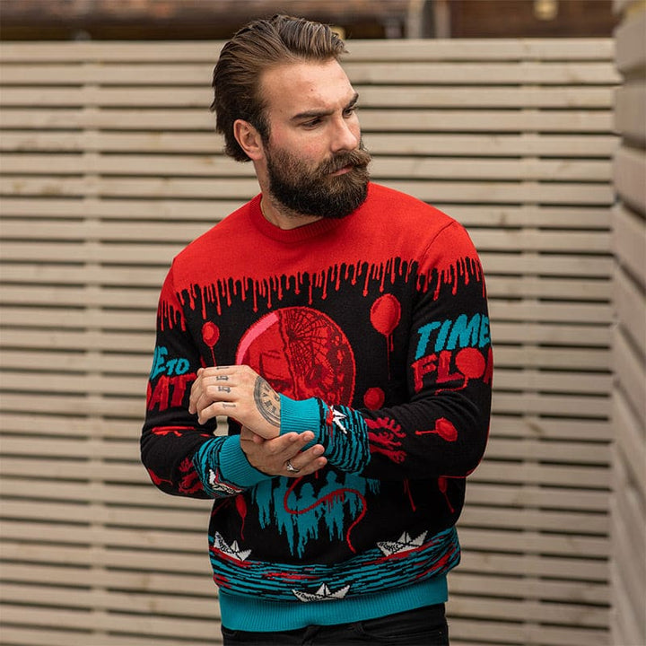 Pennywise ugly christmas sweater sales