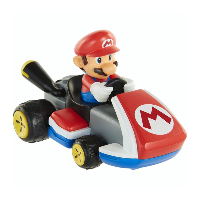 SHOP SOILED Official Super Mario Mario Kart Power Racers Mario 7cm / 3"