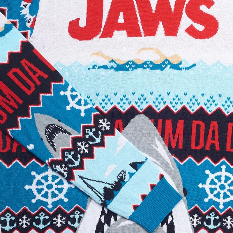 Just Geek Official Jaws DA DUM Christmas Jumper Ugly