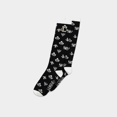 UK 6-8 EU 39/42 Official League Of Legends Knee High Socks (1 Pair) - (UK 6-8 EU 39/42)