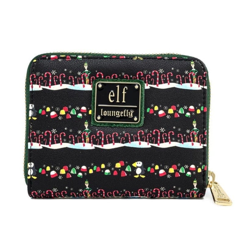 One Size Loungefly Elf Candy Cane Forest Wallet