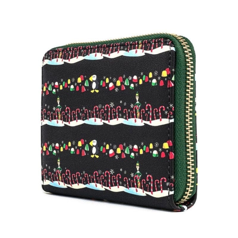 One Size Loungefly Elf Candy Cane Forest Wallet