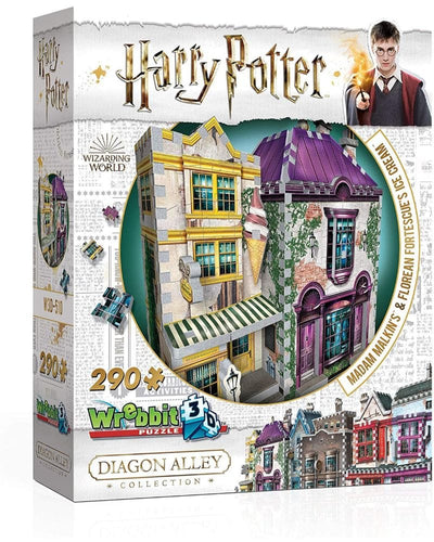 Official Harry Potter Diagon Alley Collection: Madam Malkins & Florean Fortescues Puzzle (290 pieces)