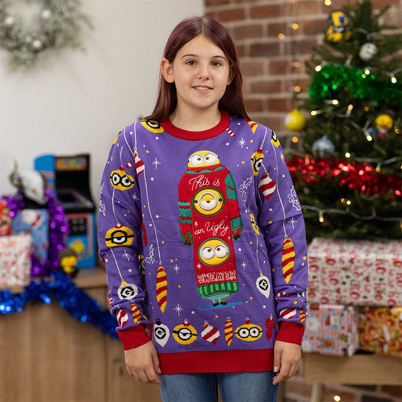 Official Minions Christmas Jumper / Ugly Sweater