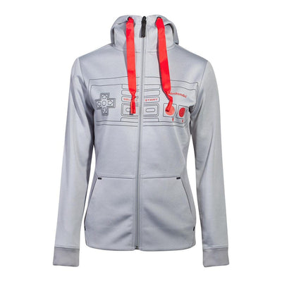 UK M / US S Official Nintendo Controller Women's Zipper Hoodies