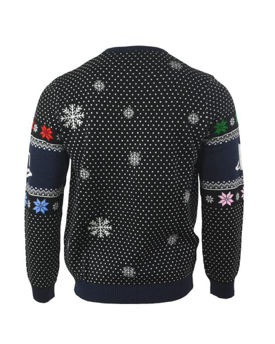 Official PlayStation Symbols Black Christmas Jumper / Ugly Sweater