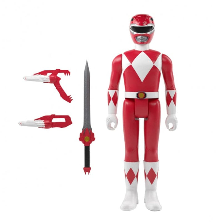 Official Power Rangers Red Ranger ReAction Figure